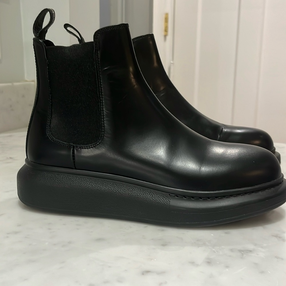 Women’s Alexander McQueen black boots